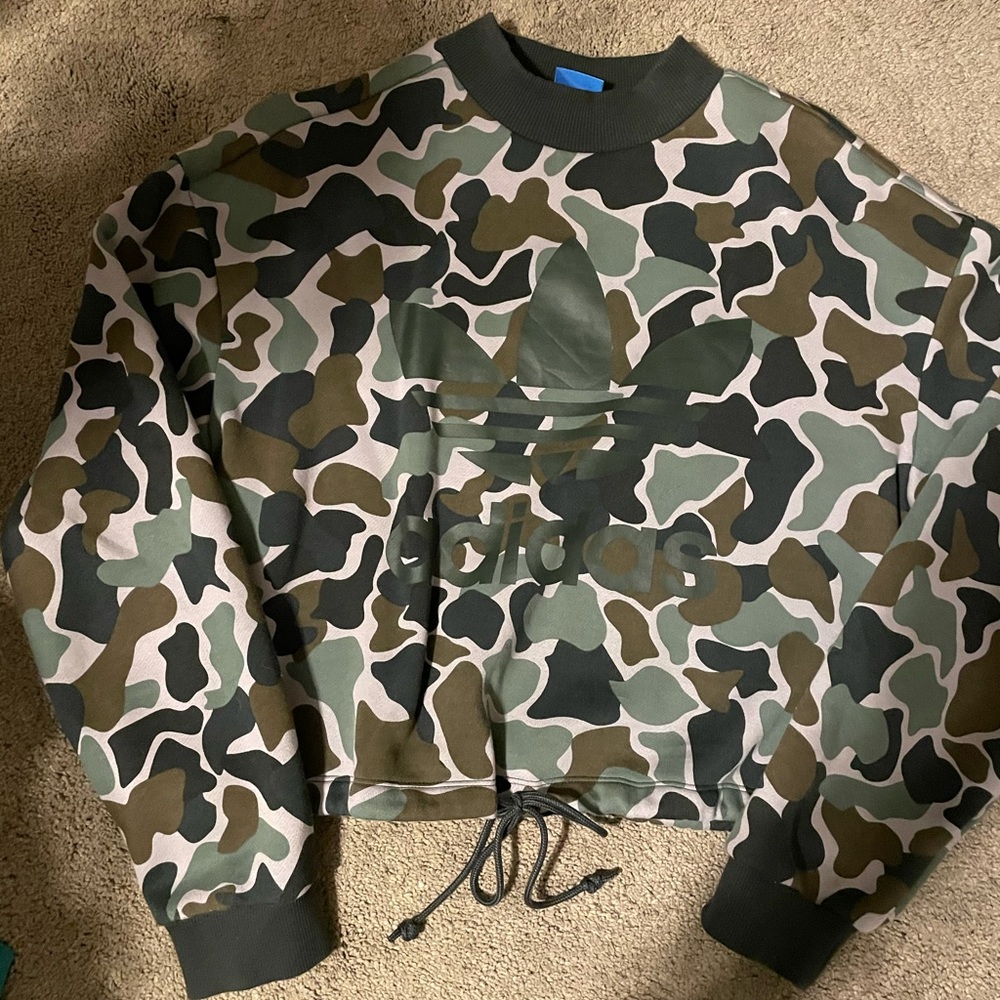 Adidas crop sweatshirt